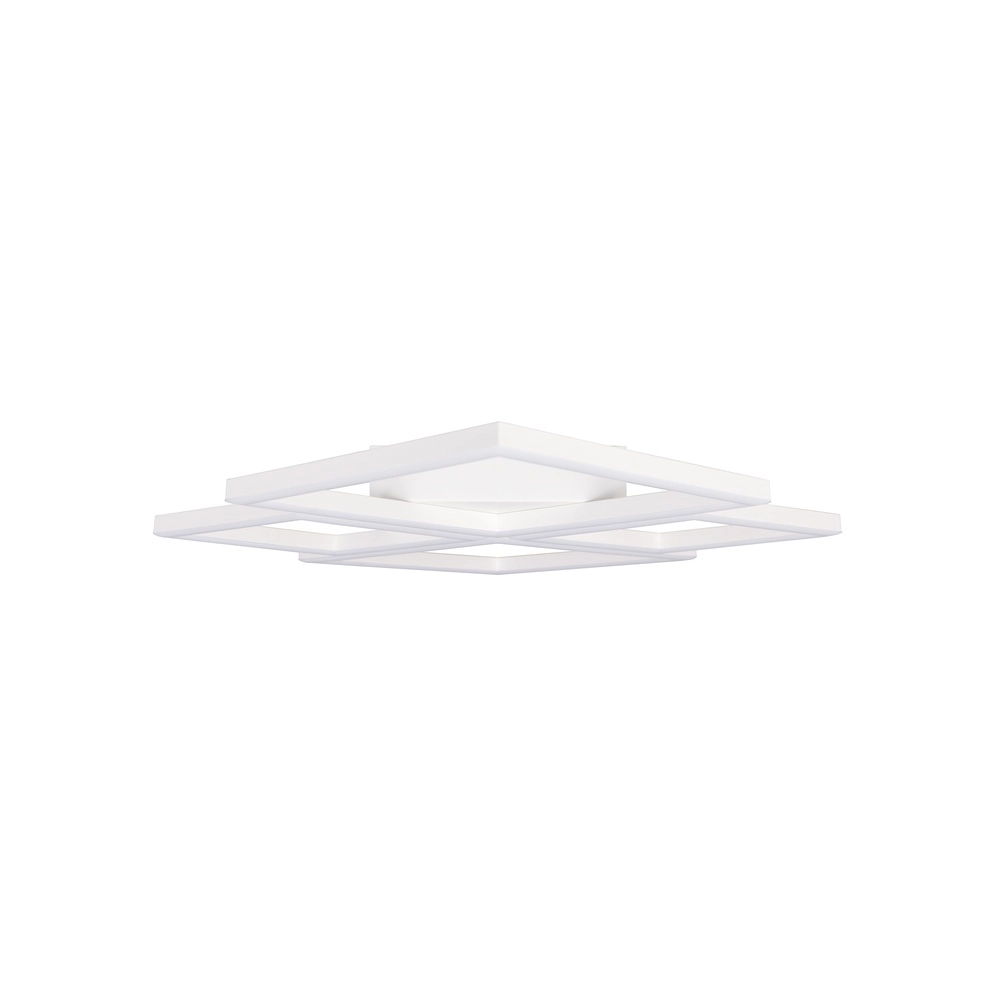 Lampe de plafond moderne Quilo Blanc carré Trio 4017807704235