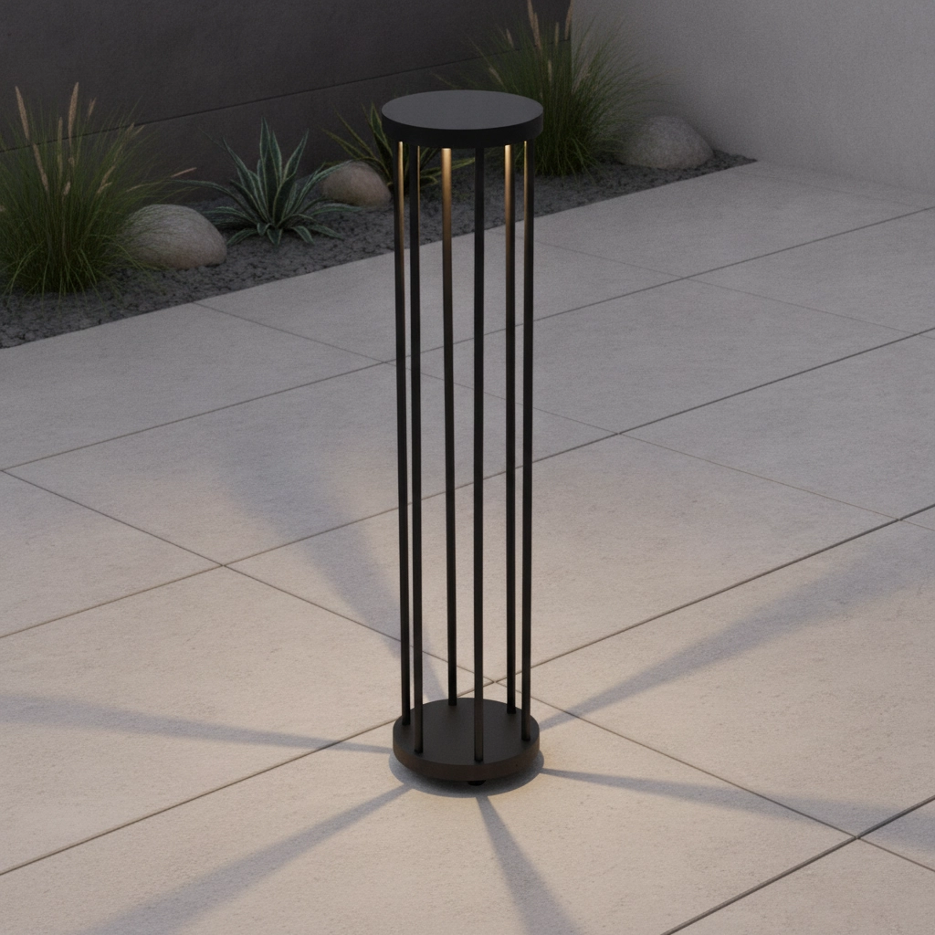 Lampe de jardin design Nereus L anthracite