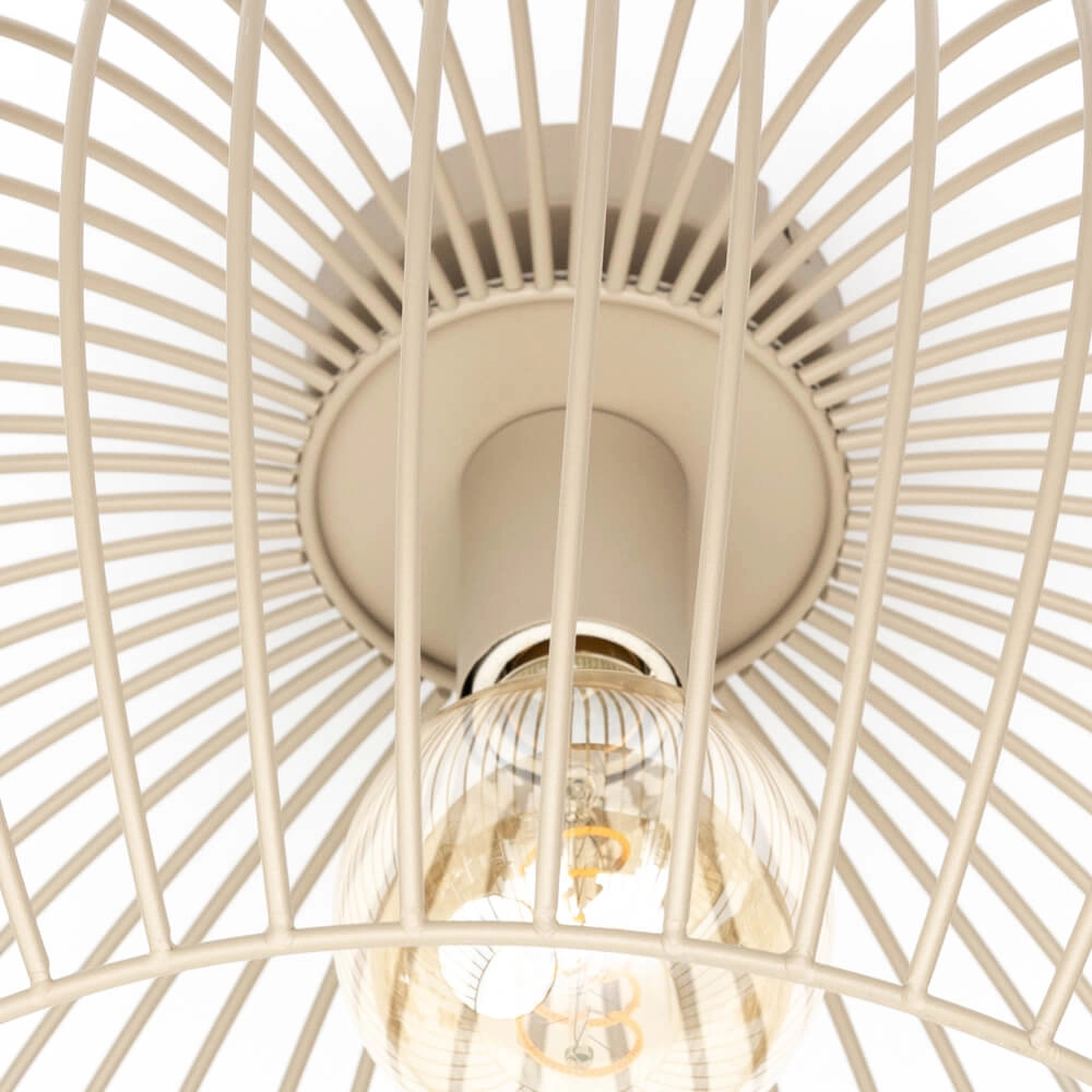 Plafonnier en fil Wire Ø 50cm couleur sable ETH 8720195307570