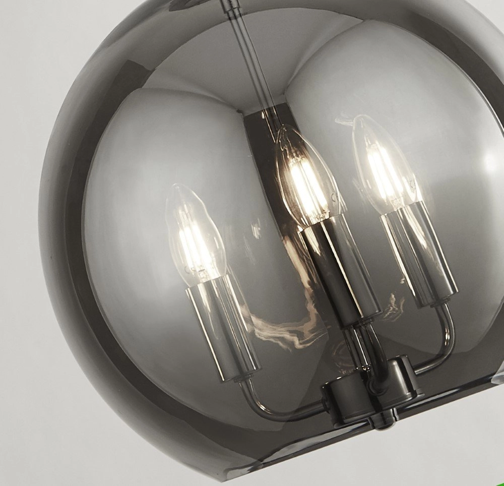 Lampe suspension en verre Sphere Ø 35 cm Searchlight 5053423167459