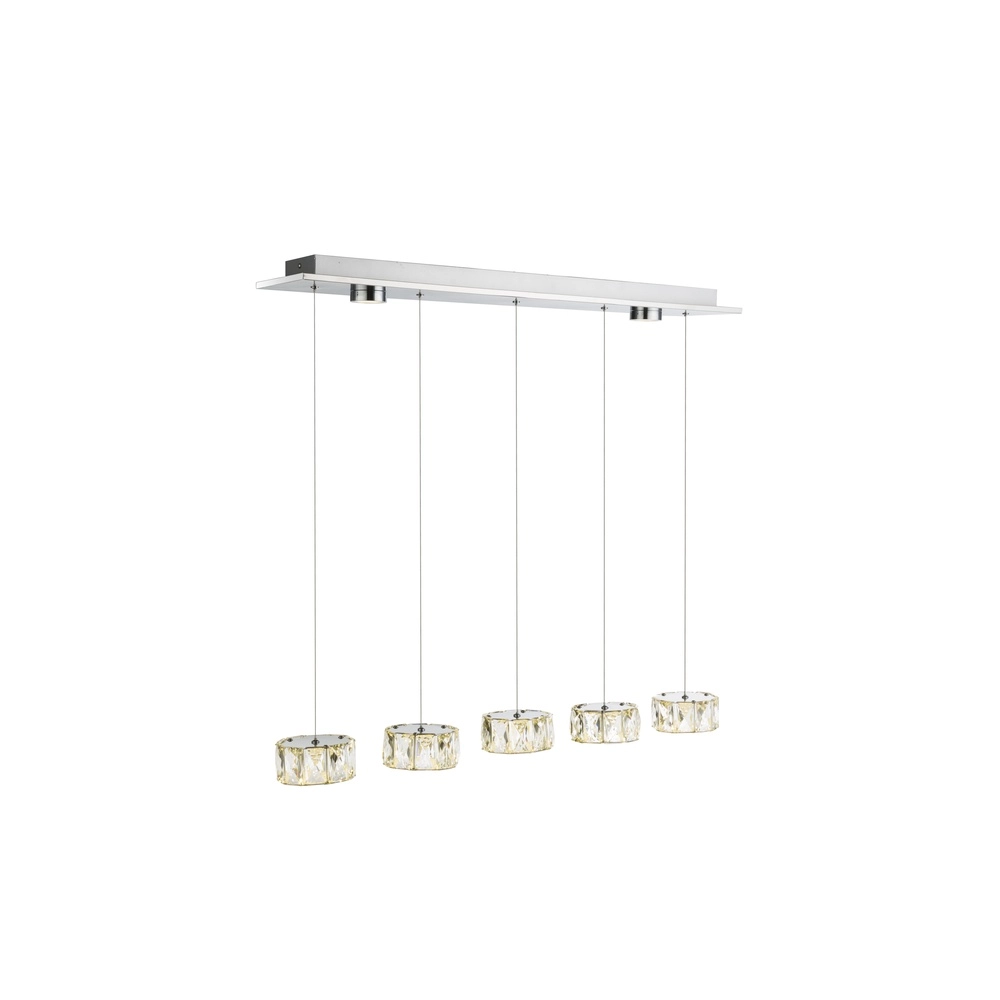 Lampe suspendue à 4 lumières Amur Chrome Globo 9007371342068
