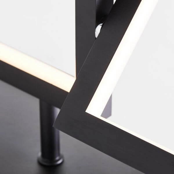 Plafonnier Ranut 80 cm noir Brilliant 4004353394898