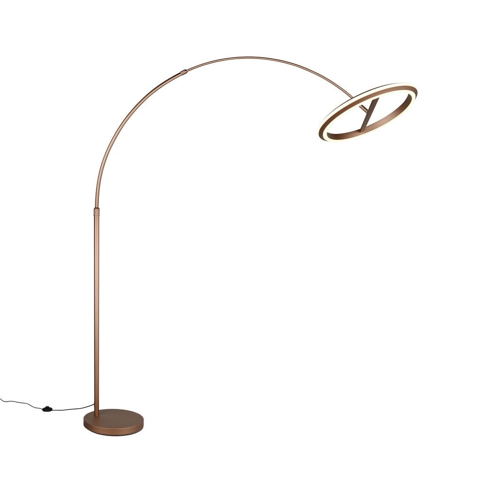 Lampe de pied Amador marron moka Trio 4017807688177