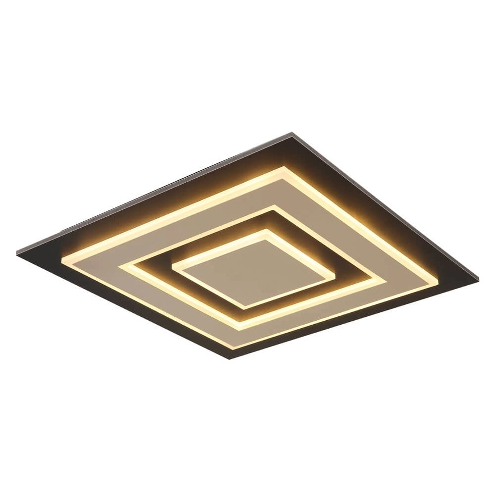 Plafonnier Jayden 48 x 48cm noir Plafonnier Jayden 48 x 48cm noir