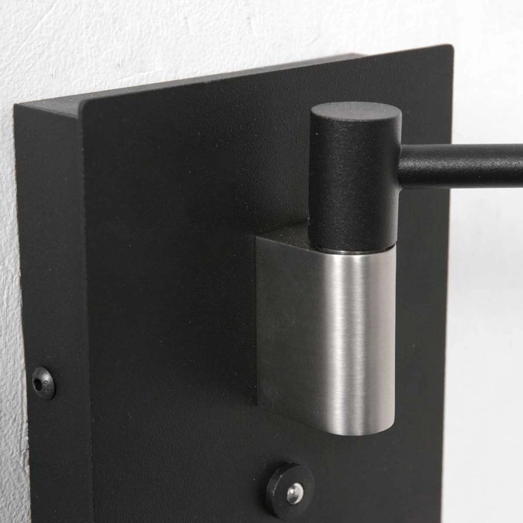 Lampe de lecture murale Retina Noir Steinhauer 8712746165104