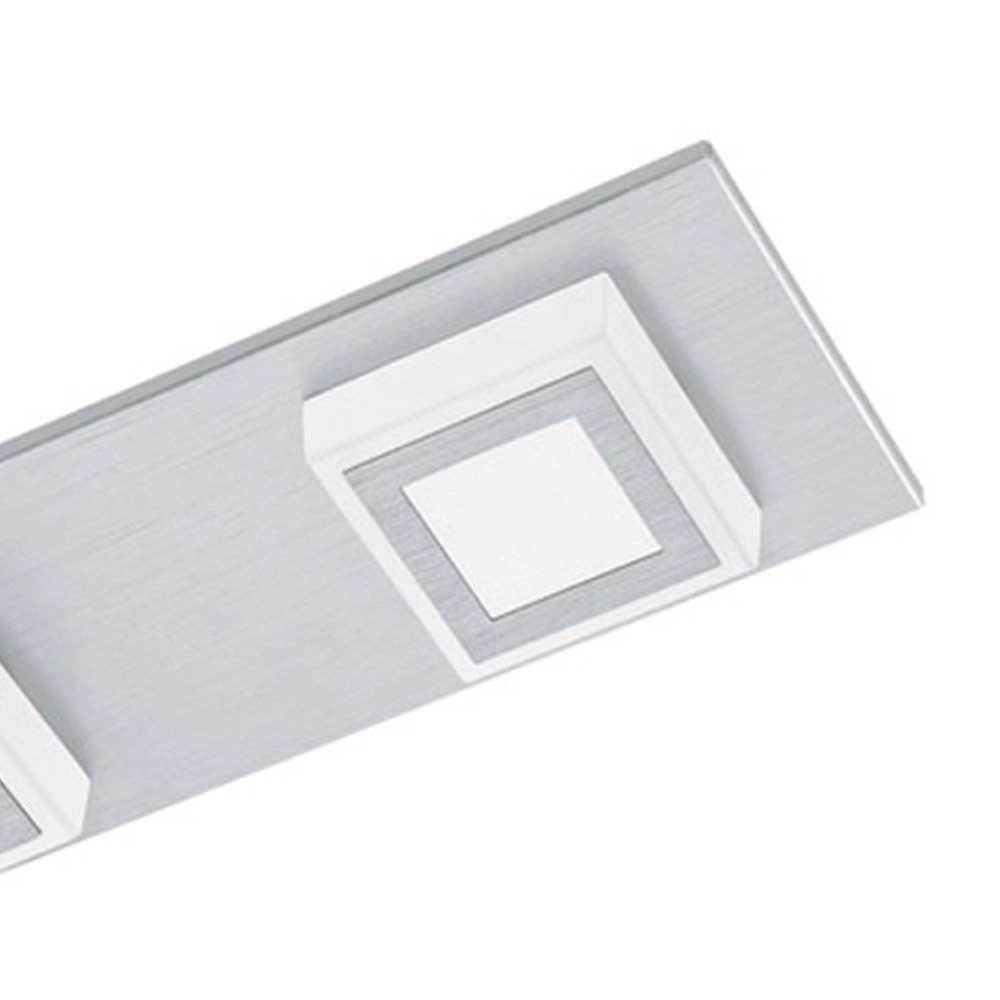 LED plafonnier Masiano Gris métallisé à 3 lumières Eglo 9002759945077