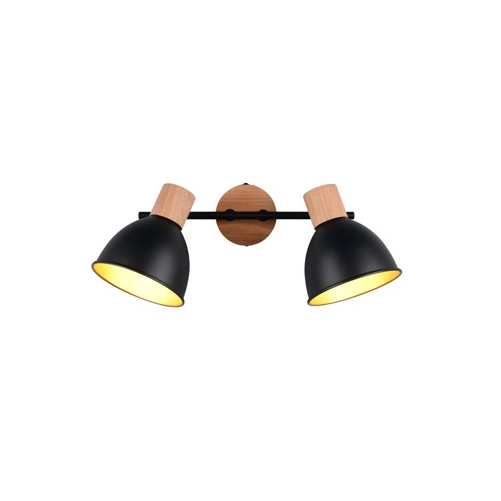 Lampe de plafond Delume Double Noir Trio 4017807672275