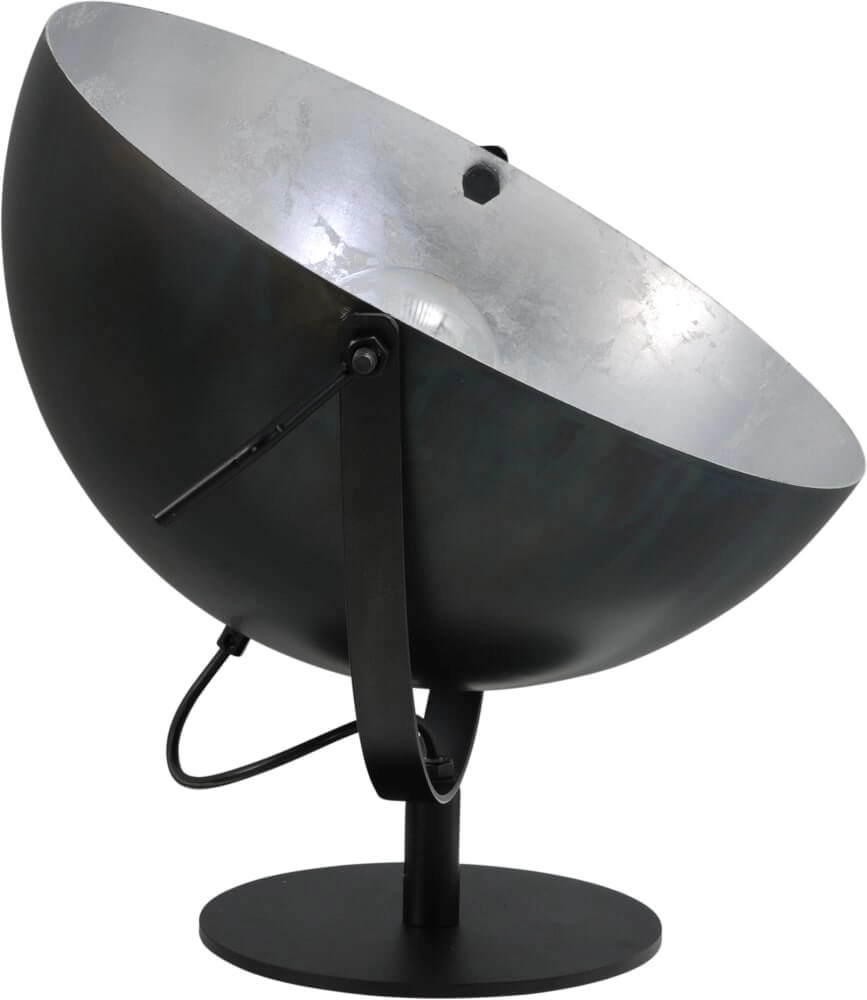Lampadaire Larino 40 noir avec du vieil argent Lampadaire Larino 40 noir avec du vieil argent