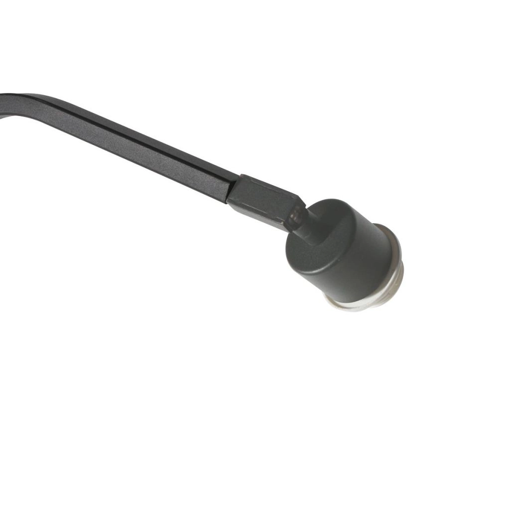 Lampe sur pied noire Zig-Zag avec un chapeau en liège de 50 cm Ø Steinhauer 8712746180428