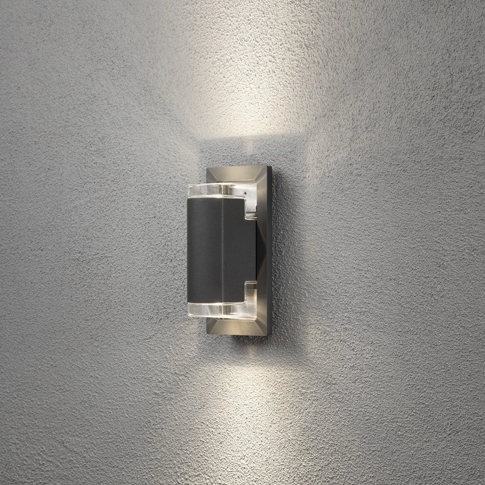 Spot murale Potenza 22 cm anthracite KonstSmide 7318307987379