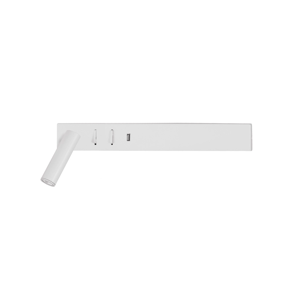 Lampe de chevet Vida Gauche blanche avec USB Lyora 5212017427861