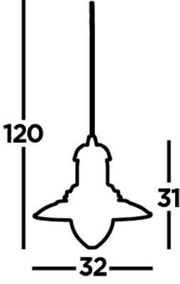 Lampe suspendue Fisherman Ø 32cm Searchlight 5013874201218