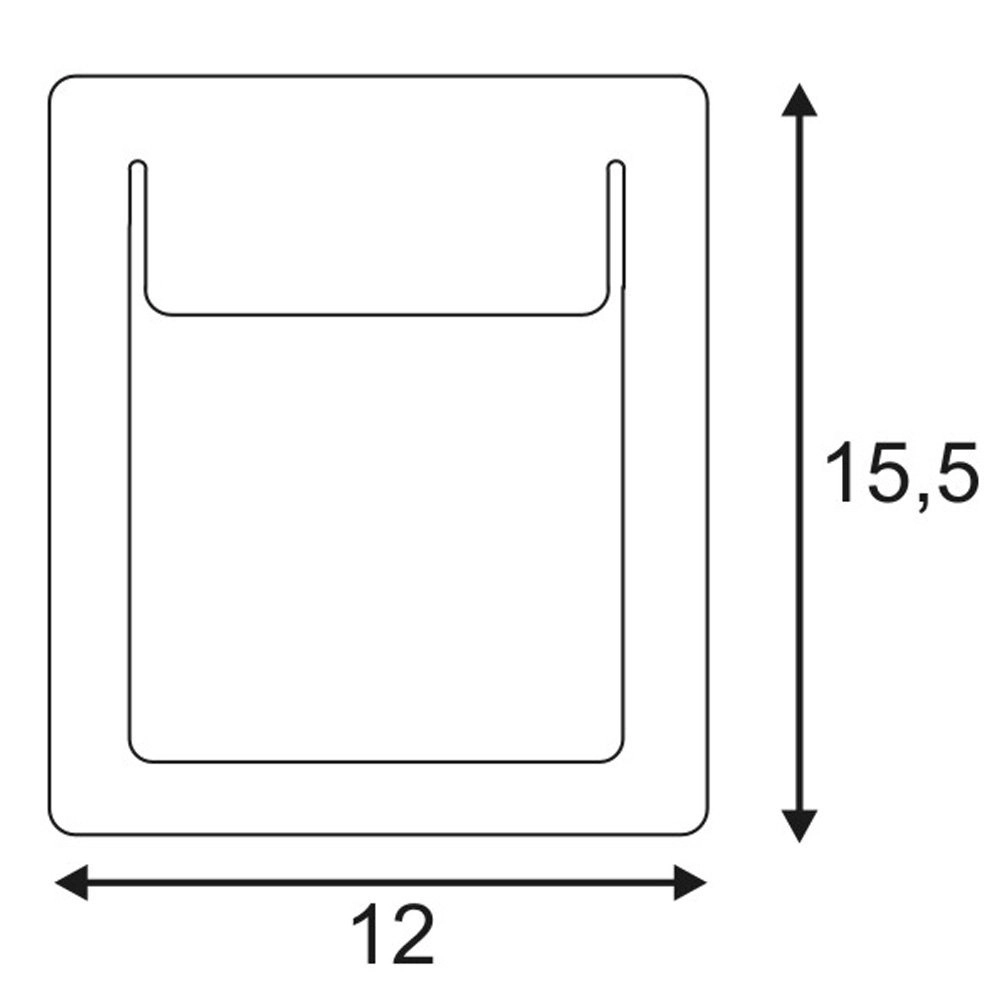 Lampe à LED intégrée Downunder Pur 15,5 cm blanc SLV 4024163134866