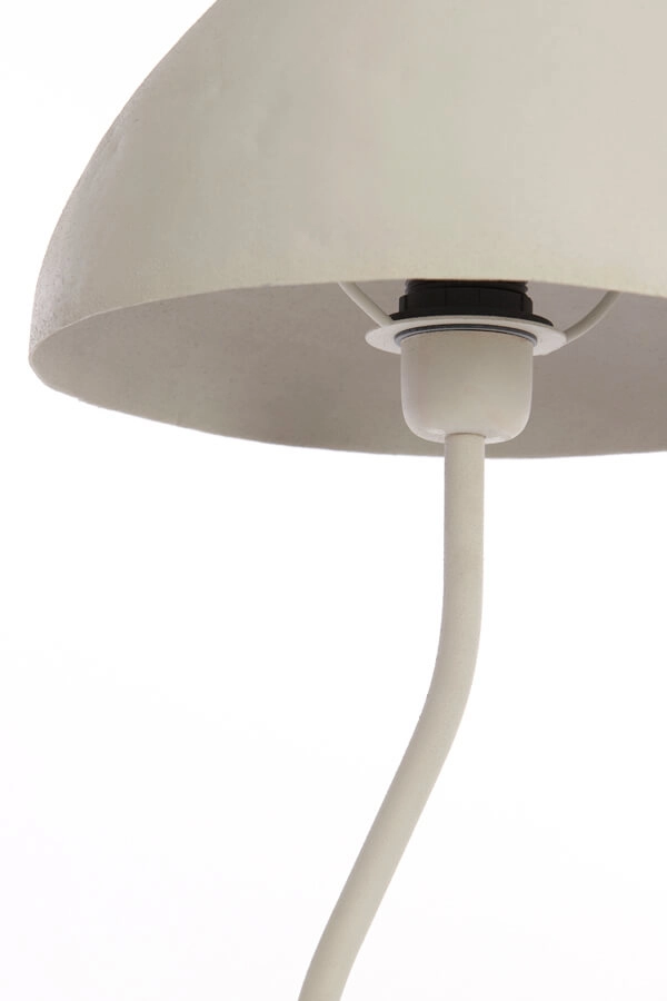 Lampe de table Elimo Ø 25cm x 60cm blanc Light & Living 8717807705206