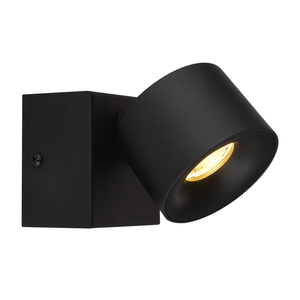 Lampe murale élégante Rae Noir
