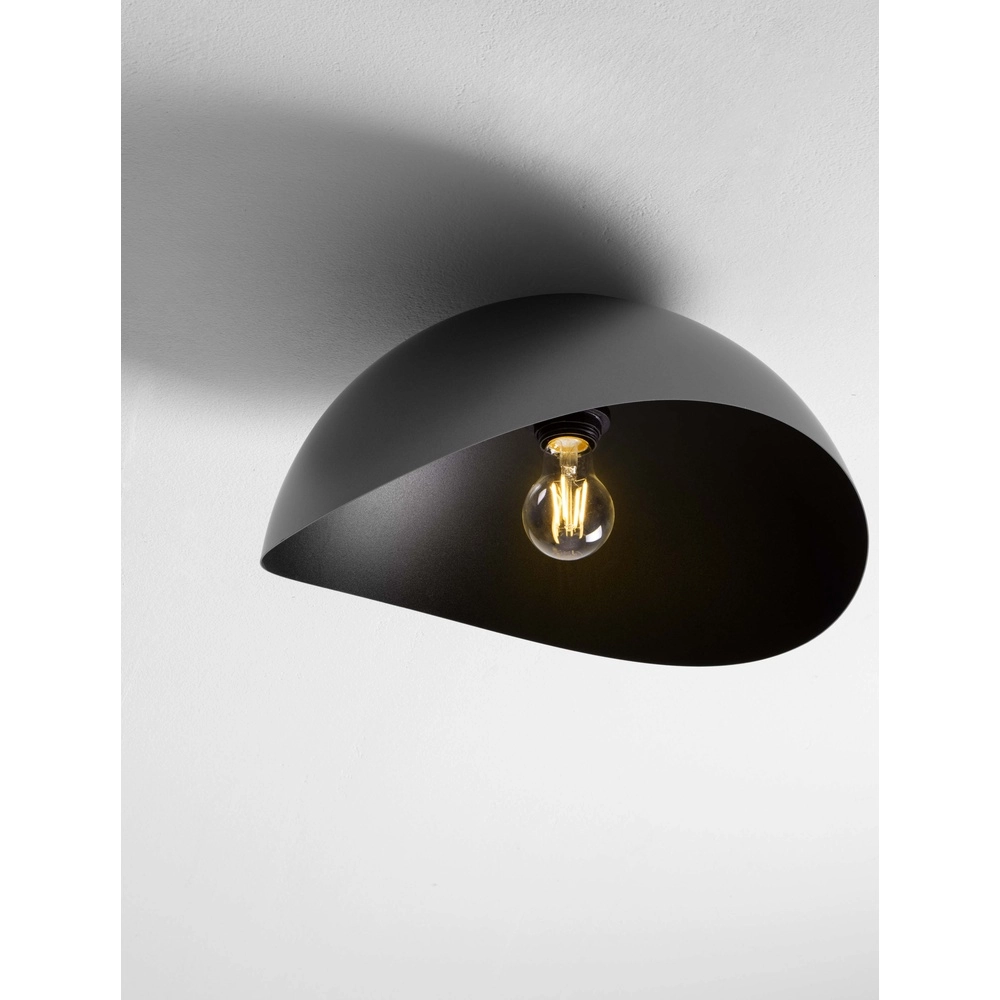 Plafonnier Opsi noir Ø 40cm Lyora 5212017458049