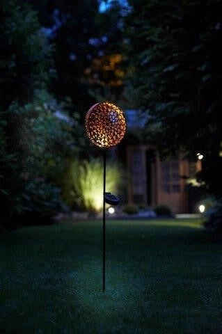 Joli lot de 2 Mandala Sun fleur solaire Luxform 8719099252512