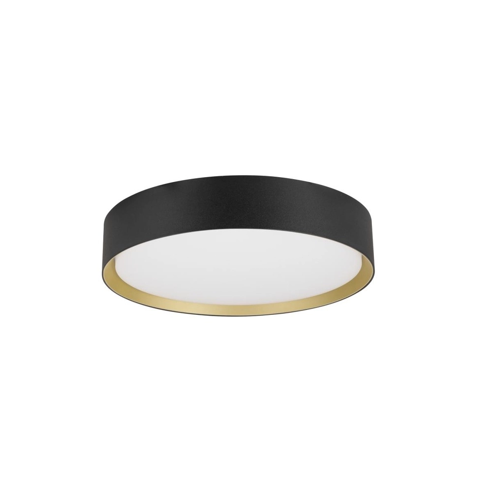 Plafonnier Decona Ø 30cm noir avec or - 3000K/4000K SLV 4024163302968