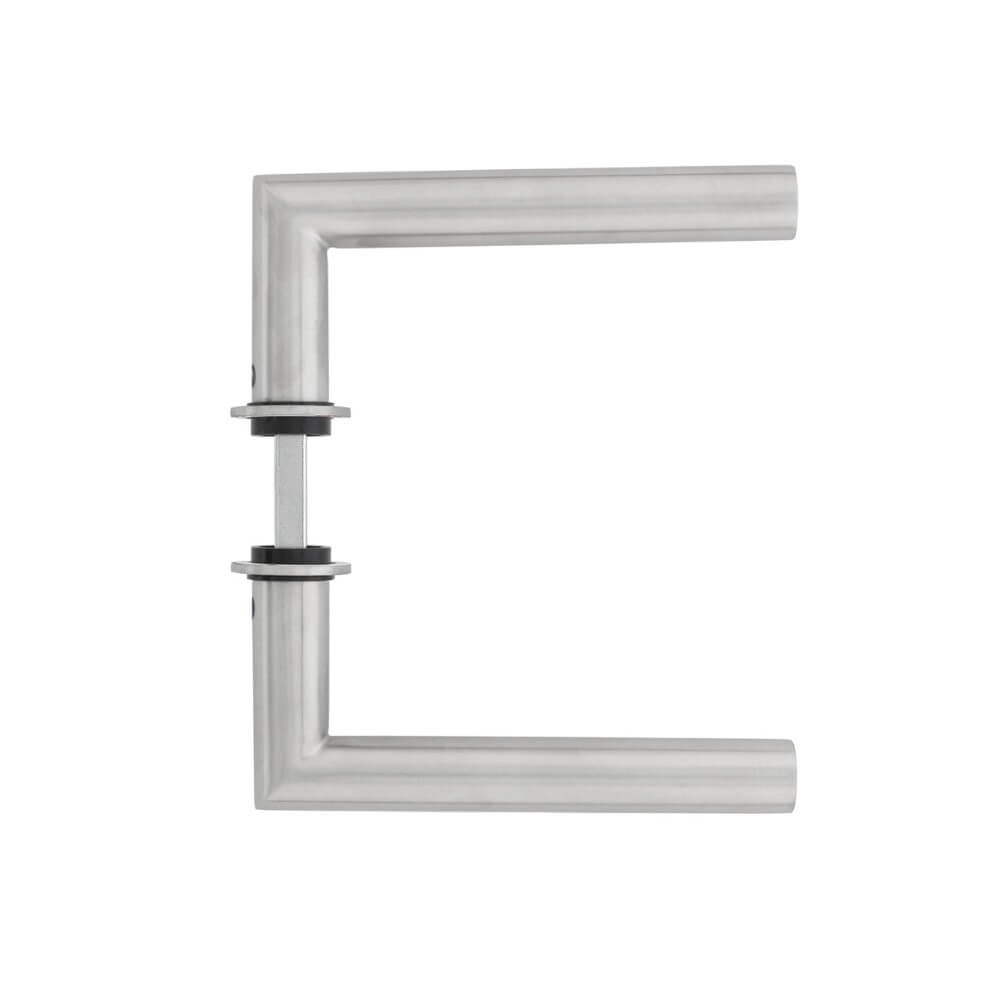 Poignée Jura avec petite rosace ronde en acier inoxydable Intersteel 8714186558027