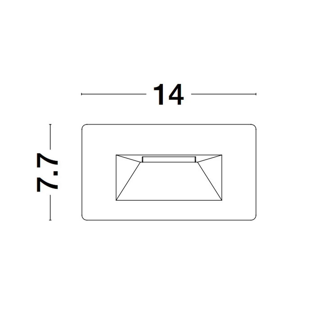Lumière encastrée Cove horizontal Lyora 5212017425966