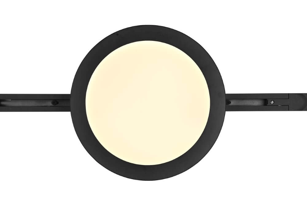 Lampe sur rail Camillus Biphasé 26cm - 3000K noir Trio 4017807506006