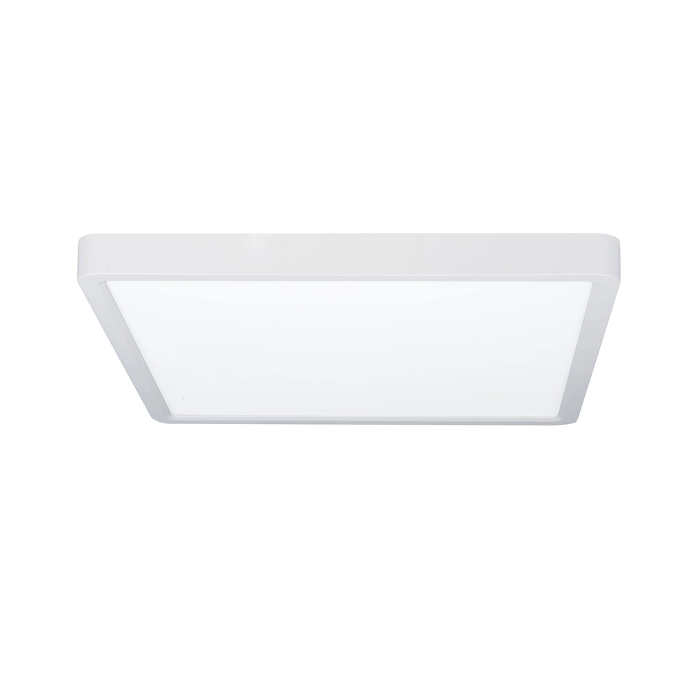 Plafonnier carré Piatto blanc