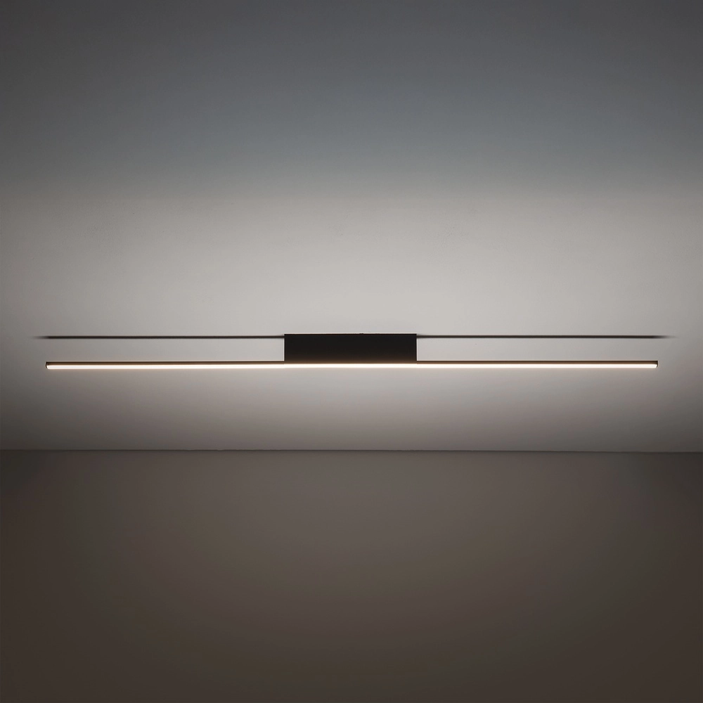 Lampe de plafond élégante Giavellotto Led noir 110,5 cm Lyora 5903139118873