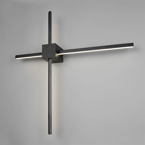 Lampe murale moderne Cassino noir 67,5 cm Trio 4017807683202