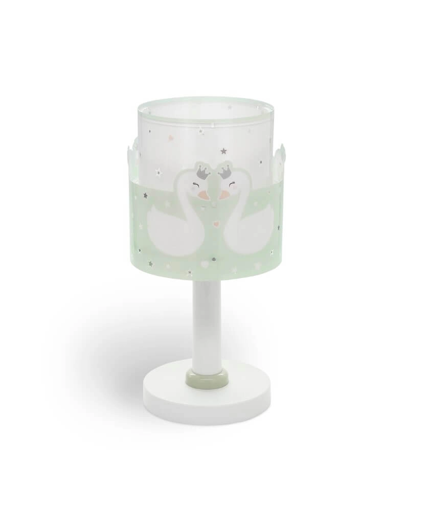 Lampe de table pour chambre d'enfant Sweet Love vert tendre
