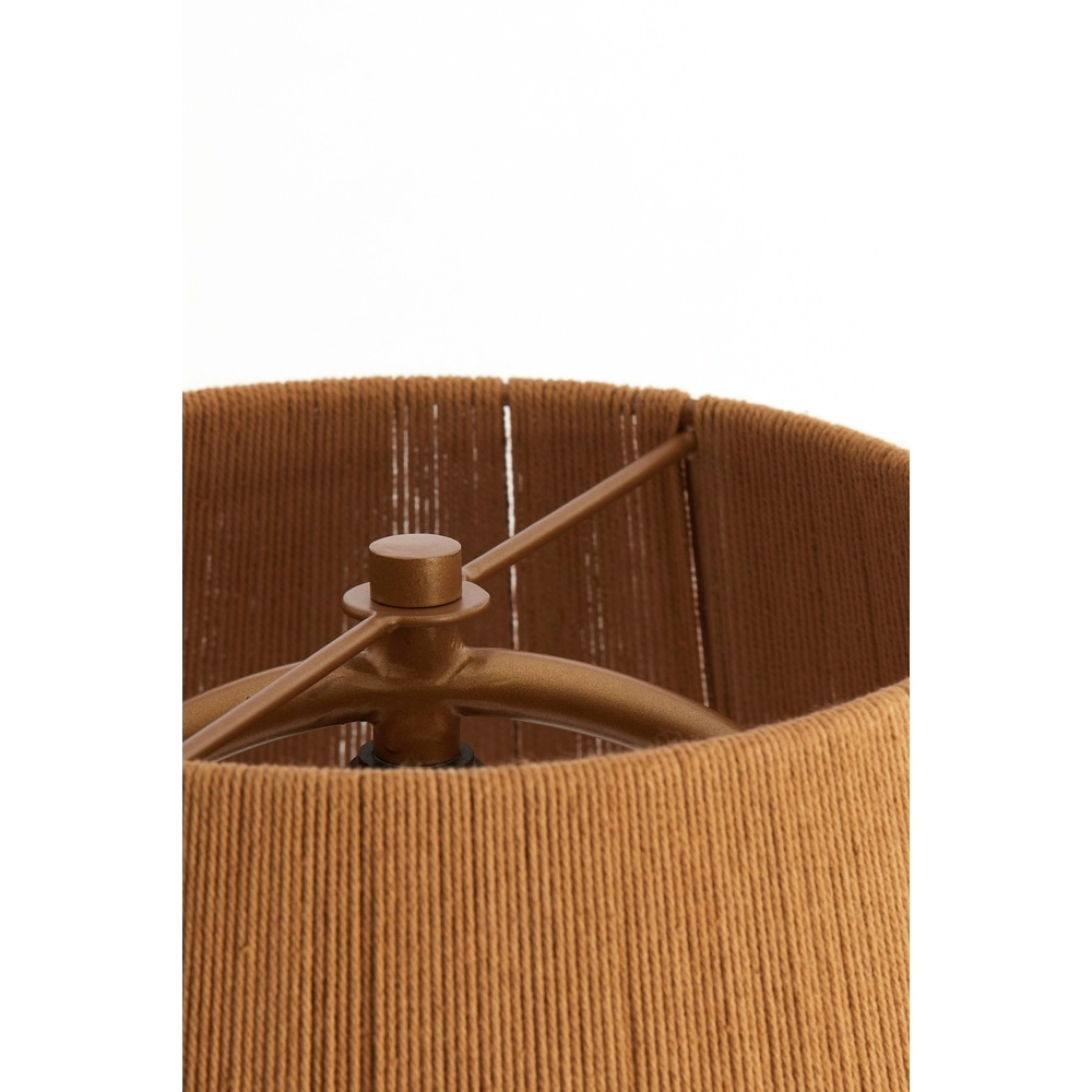 Lampe de table Espino Ø 31cm - jaune ocre Light & Living 8717807808792