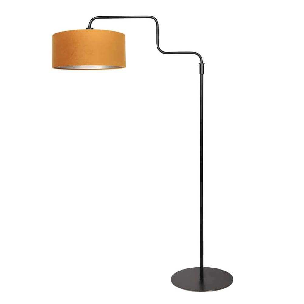 Lampadaire Bloeba Noir avec capuche doré Steinhauer 8712746177008