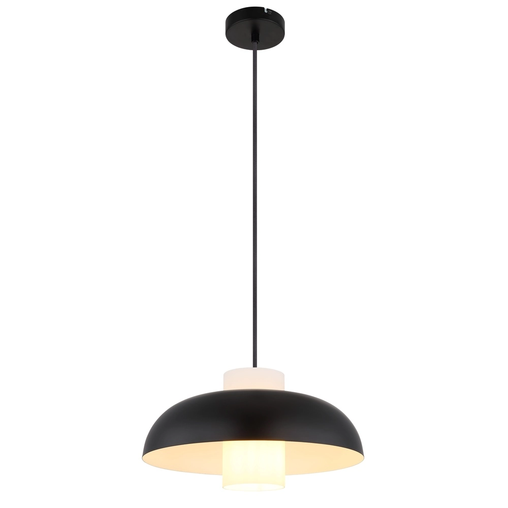 Lampe pendante moderne Lowe noir Ø 38cm