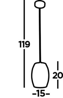 Lampe suspendue Laser Searchlight 5053423188744