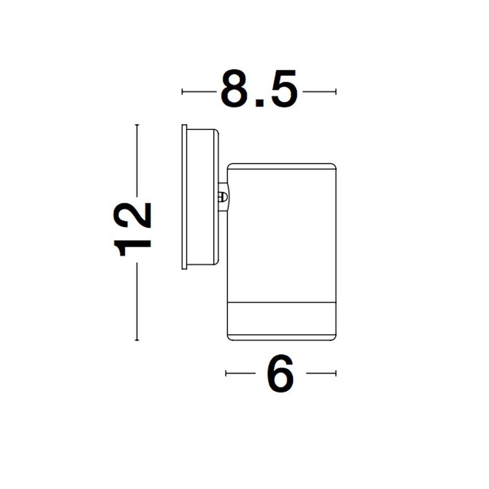 Projecteur rond Limbio Duvet Blanc Lyora 5212017425867
