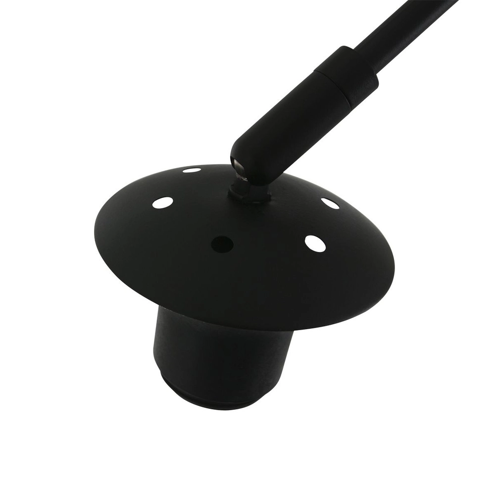 Applique murale arche Sparkled Light noir avec capuche en rotin Steinhauer 8712746181982