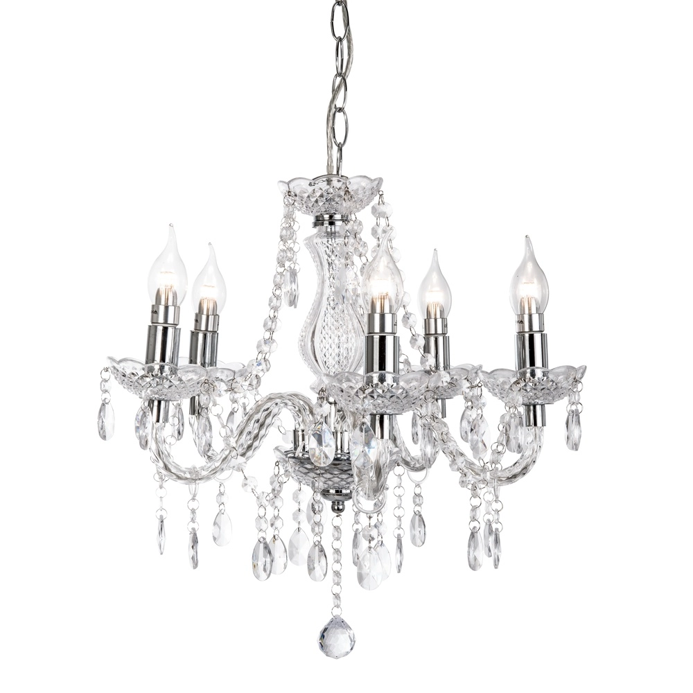 Chandelier Marie Ø 48 cm chromé