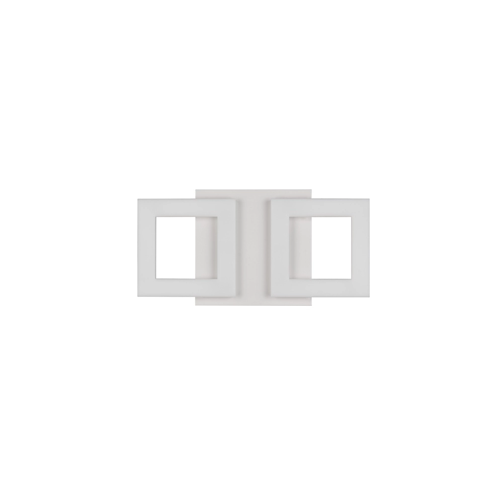 Lampe de plafond à design Cemi Blanc carré Trio 4017807704303