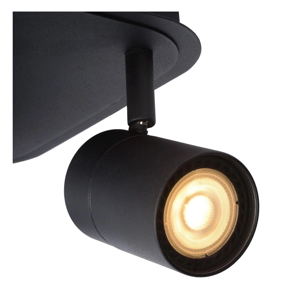 Projecteur de plafond Lennert Noir à 4 lumières Lucide 5411212262707
