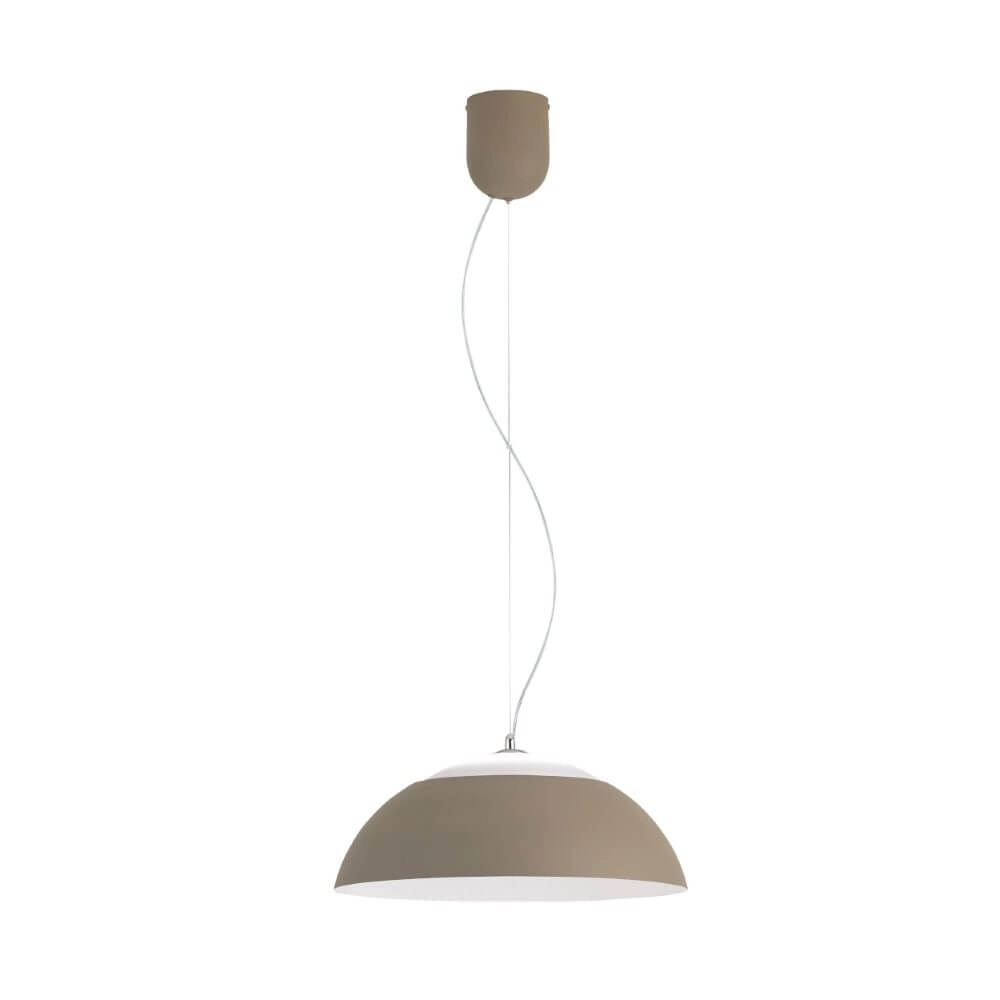 Lampe suspendue Marghera taupe Ø 44,5cm
