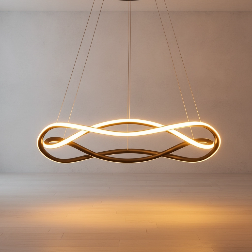 Suspension design Jinal noir Ø 80cm