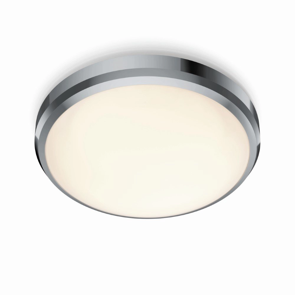 Plafonnier chromé Doris Ø 22,5 cm