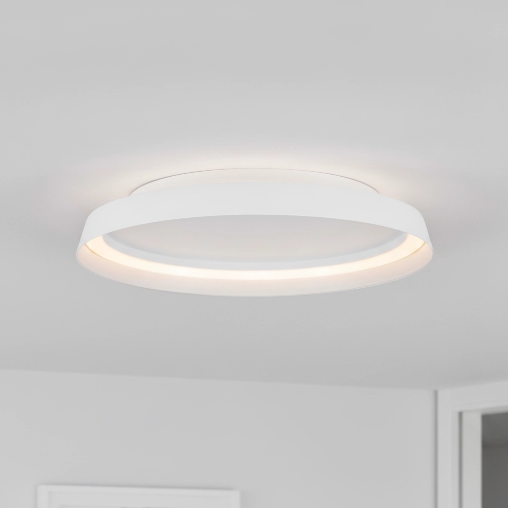 Plafonnier design Ormi Ø 45cm blanc
