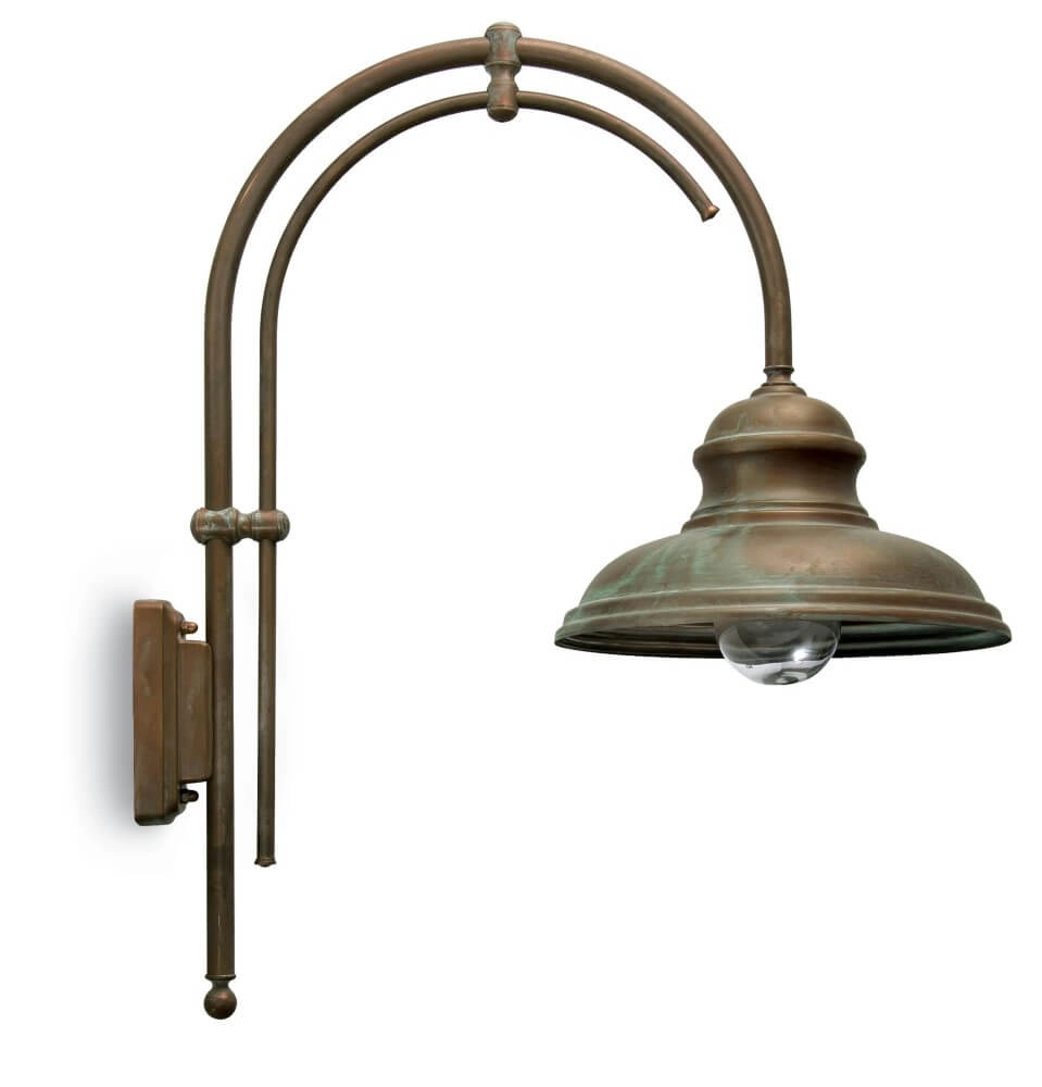 Lampe suspendue Country Mill laiton vieilli