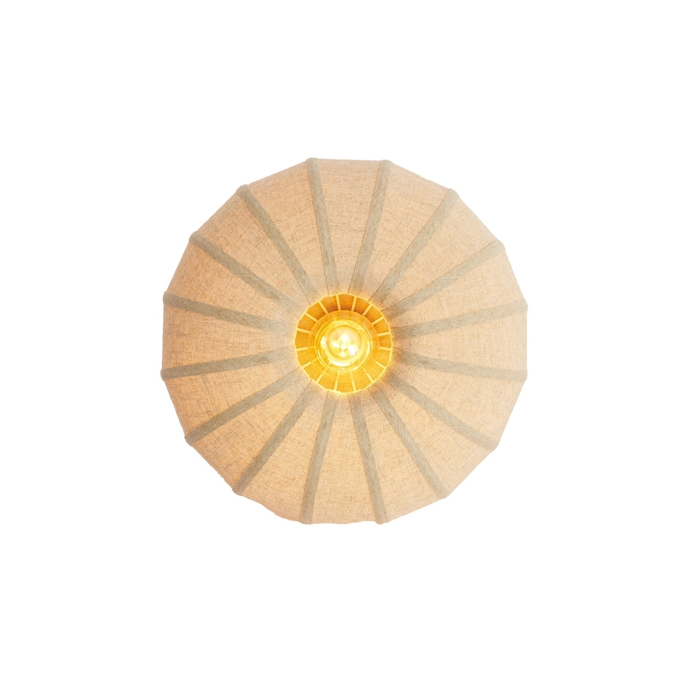 Lampe de plafond Japandi Zosia Ø 50cm - naturel - 1x E27 Light & Living 8717807831844