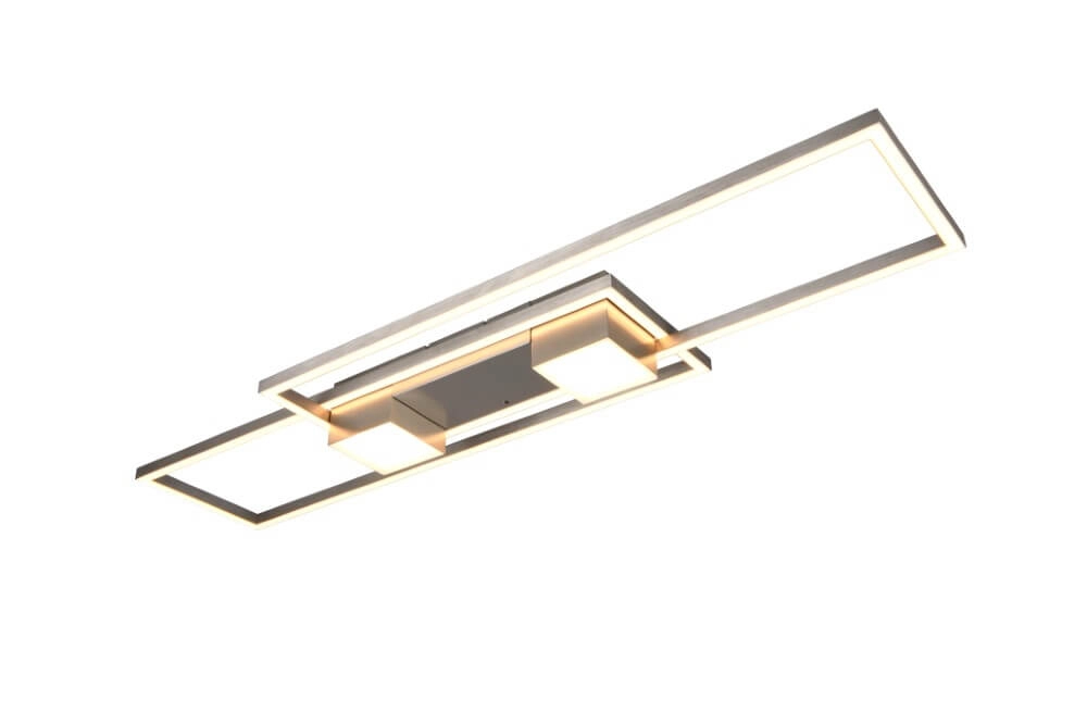 Plafonnier LED 100x28 Albany acier inoxydable Trio 4017807610284