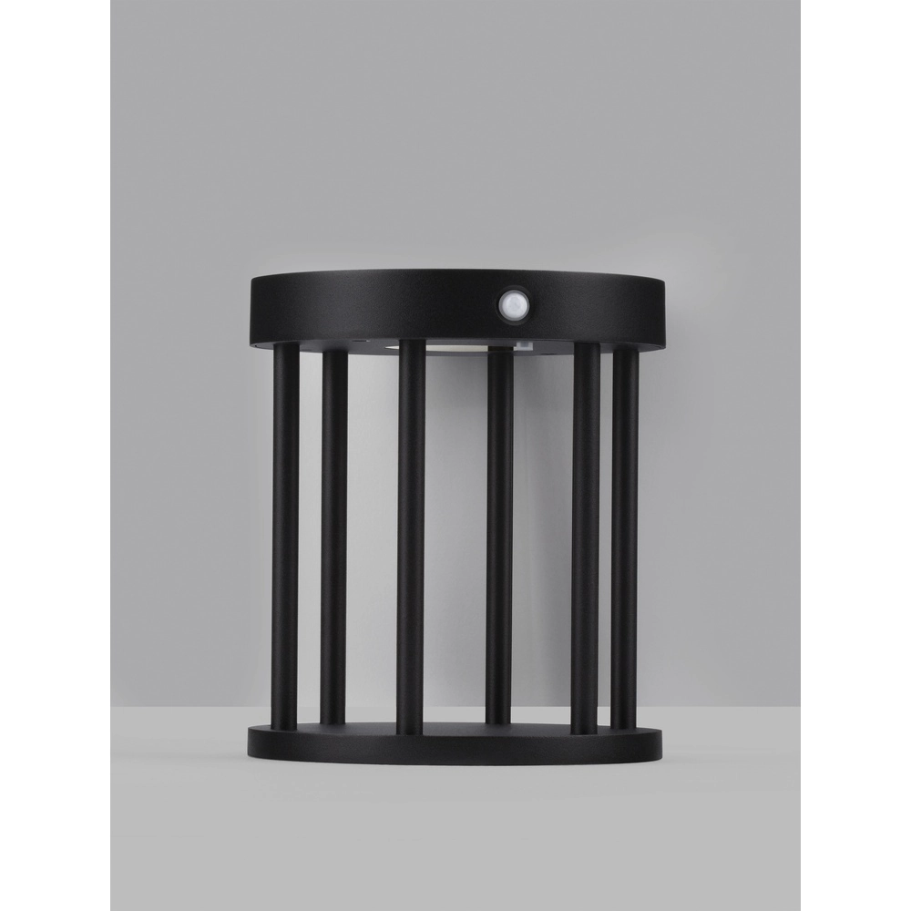 Lampe de jardin solaire Aigo anthracite 18cm Lyora 5212017449429