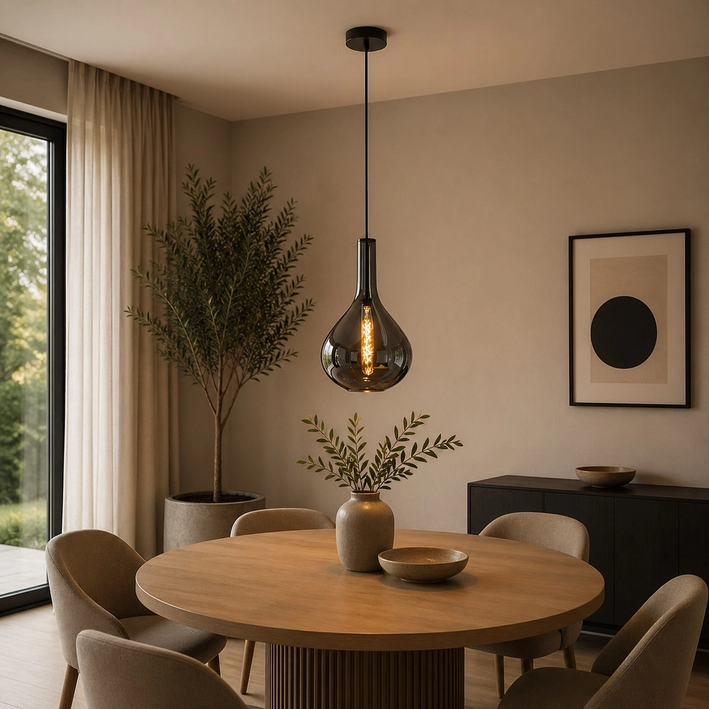 Lampe pendante de conception Sander Ø 25cm noir Brilliant 4004353476860