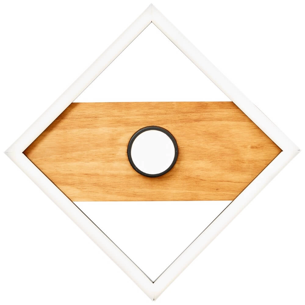 Plafonnier LED en bois Woodbridge S Brilliant 4004353409691