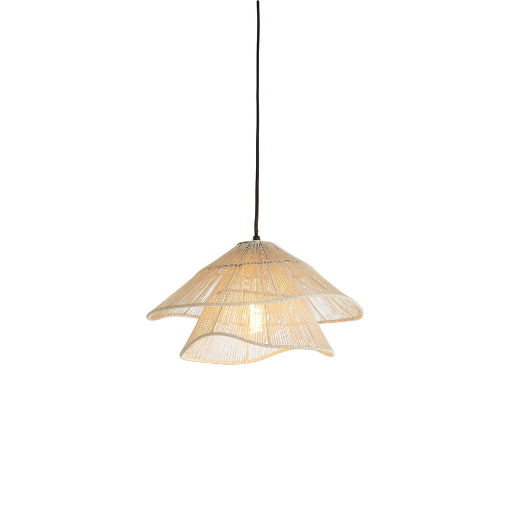Lampe pendante Japandi Alameda blanc Ø 36cm Light & Living 8717807778774