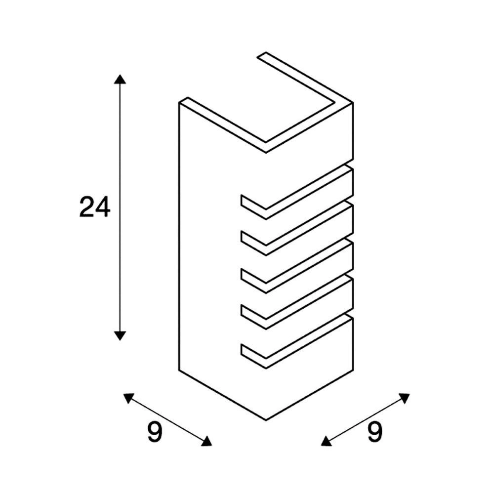 Applique murale GL 100 Slot SLV 4024163093415